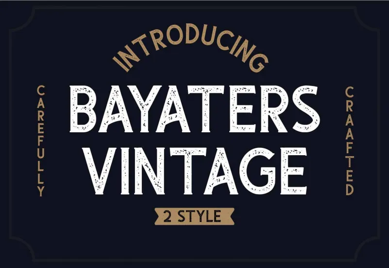 Bayaters Font