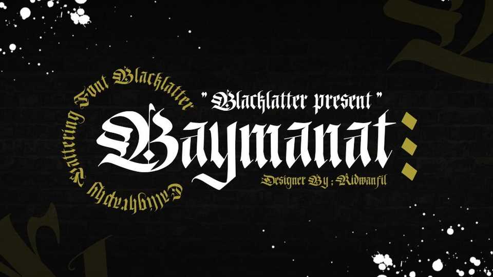Baymanat Font › Fontesk