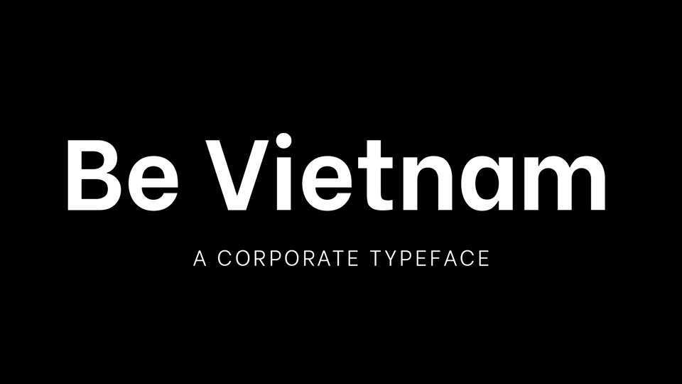 Be Vietnam Font Family › Fontesk