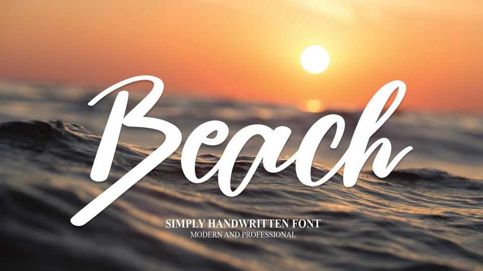 Beach Font › Fontesk