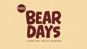 Bear Days Font › Fontesk