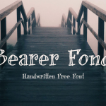 Bearer Fond Font - Fonte Grátis Bearer Fond Font