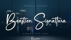 Beastien Signattura Font › Fontesk