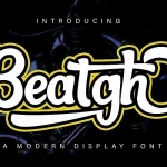 Beatgh Bold Script Font