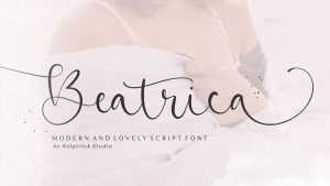 Beatrica Script Font › Fontesk