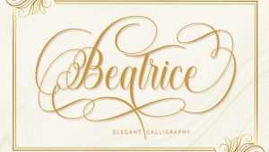Beatrice Script Font › Fontesk