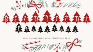 Beautiful Christmas Tree Font › Fontesk