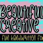 Beautiful Creative Font › Fontesk