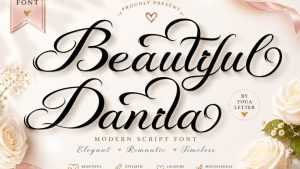 Beautiful Danila Font › Fontesk