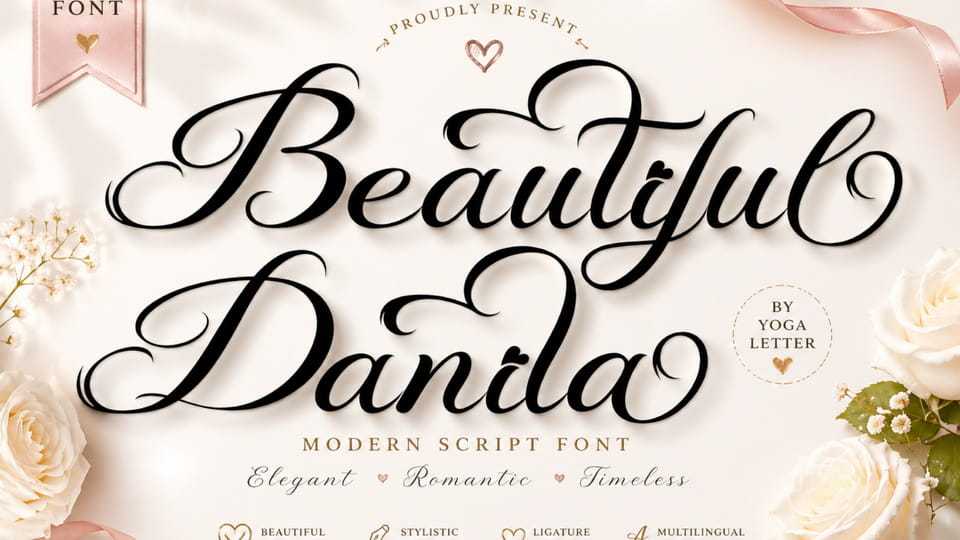 Beautiful Danila Font › Fontesk
