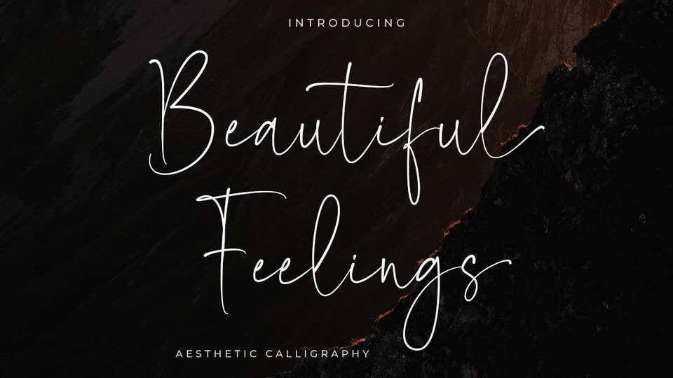 Beautiful Feelings Font › Fontesk