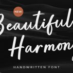 Beautiful Harmony Font › Fontesk