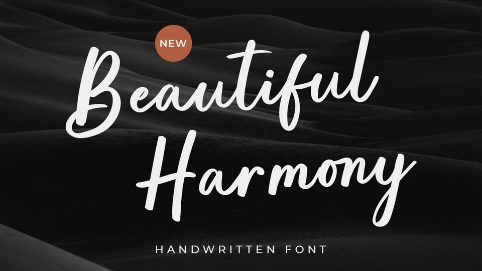 Beautiful Harmony Font › Fontesk
