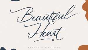 Beautiful Heart Font › Fontesk