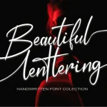 Beautiful Lenttering Font