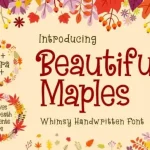 Beautiful Maples Display Font