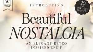 Beautiful Nostalgia Font › Fontesk