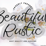 Beautiful Rustic Font