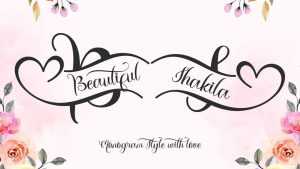 Beautiful Shakila Monogram Font › Fontesk