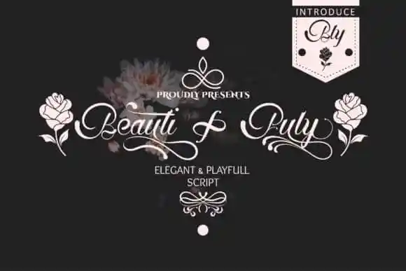 Beautifuly Calligraphy Font