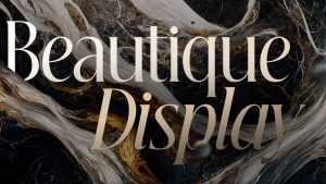 Beautique Display Font Family › Fontesk