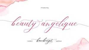 Beauty Angelique Script › Fontesk