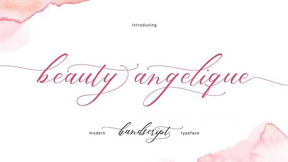 Beauty Angelique Script › Fontesk