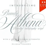 Beauty Athena Calligraphy Font