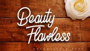 Beauty Flawless Font › Fontesk