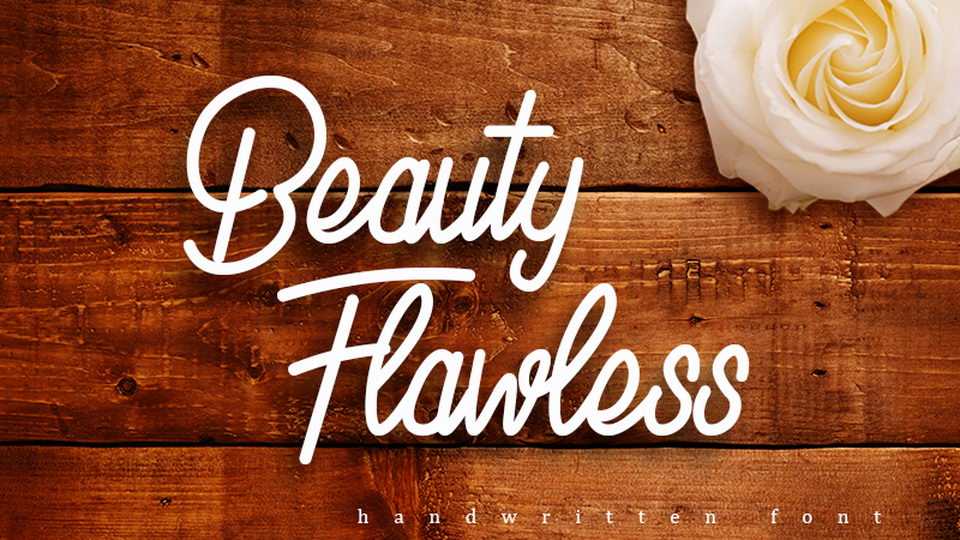 Beauty Flawless Font › Fontesk