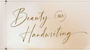 Beauty Handwriting Font › Fontesk