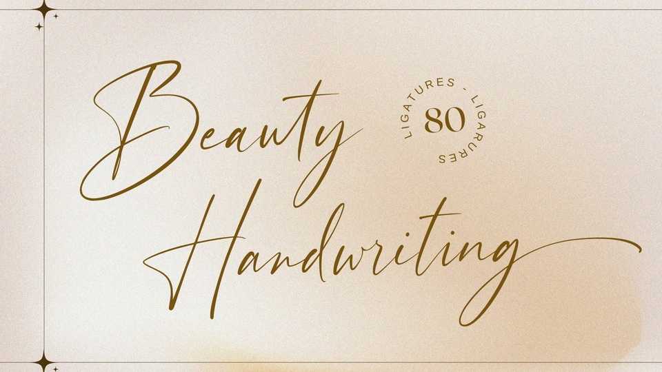 Beauty Handwriting Font › Fontesk