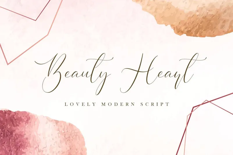 Beauty Heart Script Font