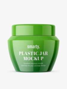 Beauty jar mockup