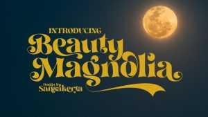 Beauty Magnolia Font › Fontesk
