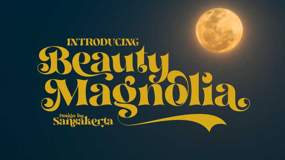 Beauty Magnolia Font › Fontesk