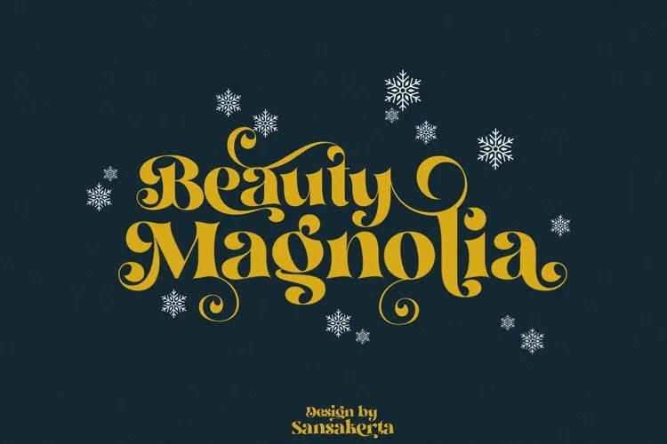 Beauty Magnolia Serif Font