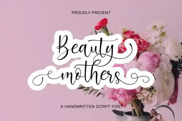 Beauty Mothers Script Font