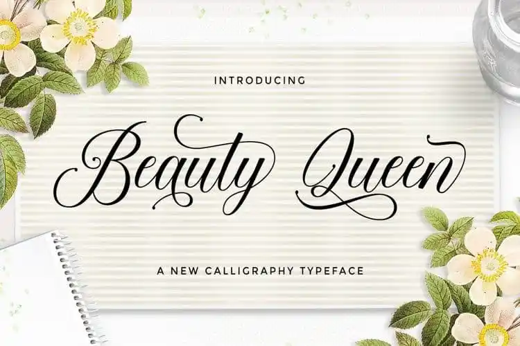Beauty Queen Calligraphy Font