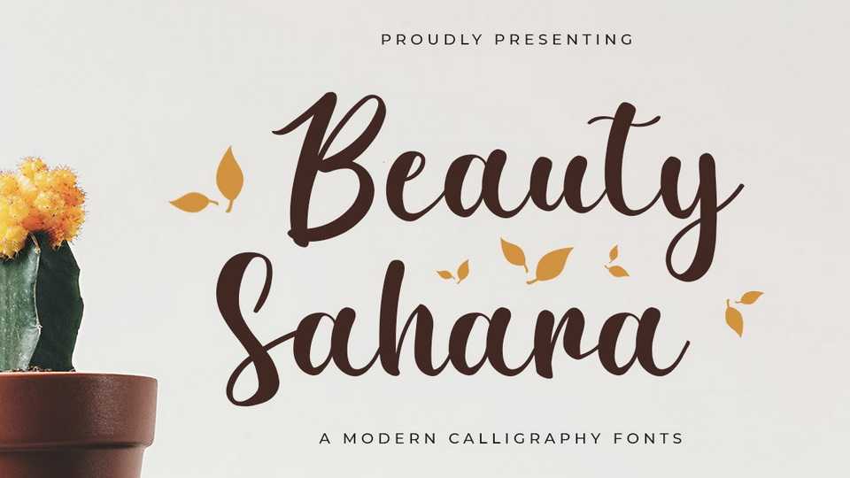 Beauty Sahara Script Font › Fontesk
