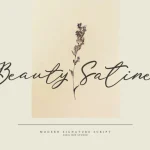 Beauty Satine Font