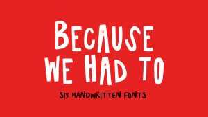 Because We Had To Fonts › Fontesk