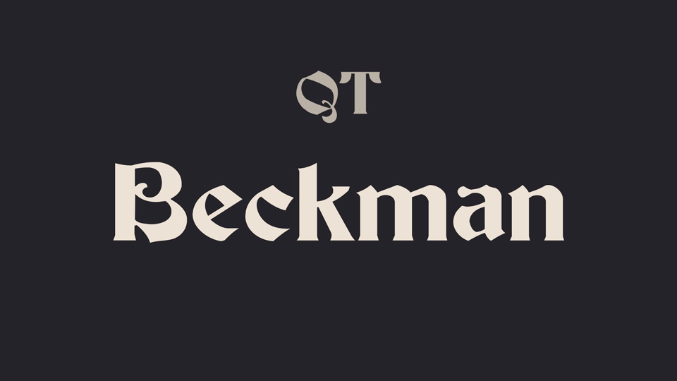 Beckman Font › Fontesk