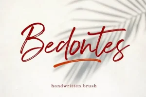 Bedontes Brush Font