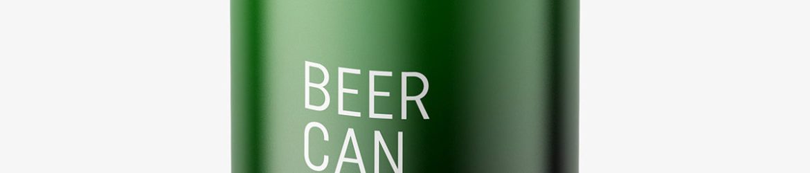 Beer can mockup