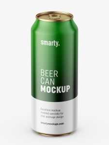 Beer can mockup