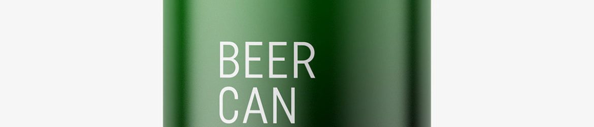 Beer can mockup