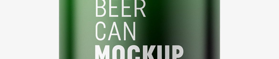 Beer can mockup / 330 ml Beer can mockup / 330 ml