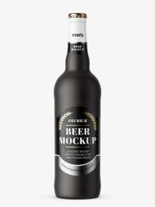 Beer mockup / matte