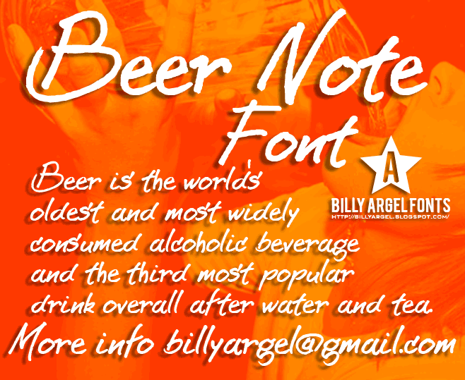 BEER NOTE Font
